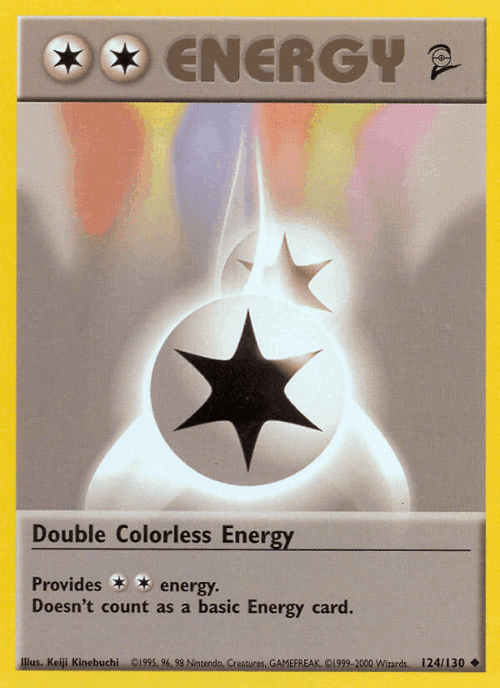 Double Colorless Energy 124, Base Set 2
