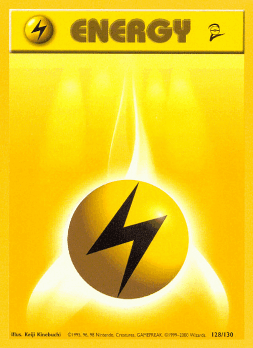 Lightning Energy 128, Base Set 2