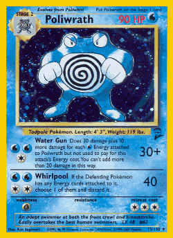 Poliwrath Pokémon TCG card art