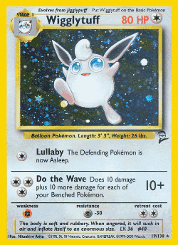 Wigglytuff Pokémon TCG card art