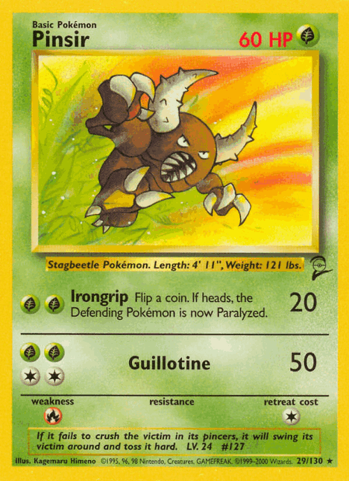 Pinsir 29, Base Set 2