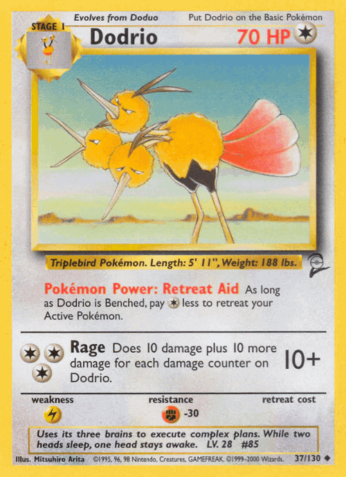 Dodrio 37, Base Set 2