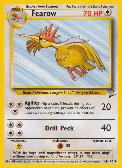 Fearow 41, Base Set 2