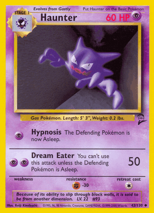 Haunter 43, Base Set 2