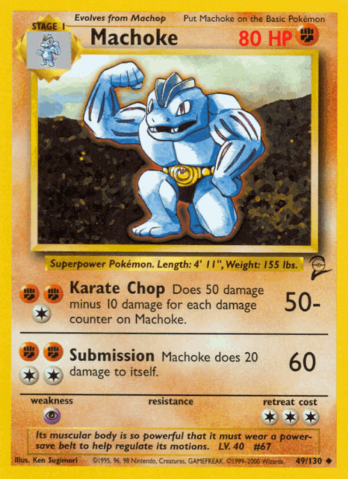 Machoke 49, Base Set 2