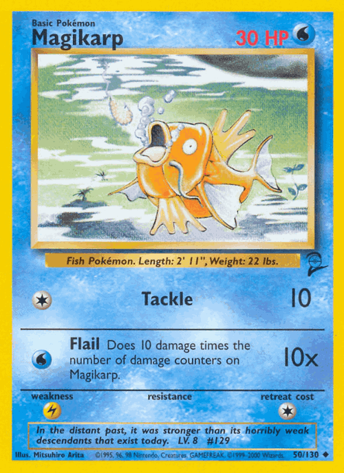 Magikarp 50, Base Set 2