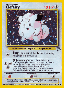 Clefairy Pokémon TCG card art
