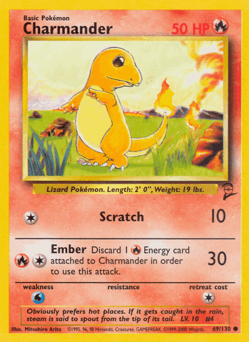 Charmander 69, Base Set 2