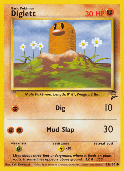Diglett 71, Base Set 2