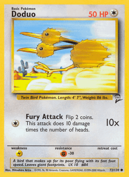 Doduo 72, Base Set 2
