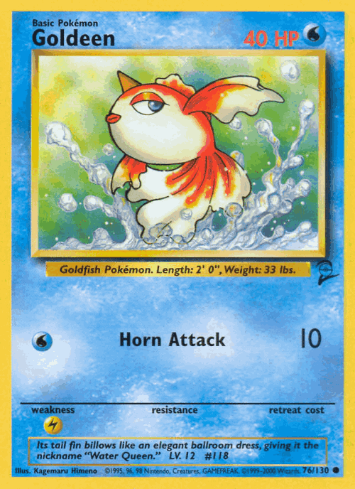 Goldeen 76, Base Set 2