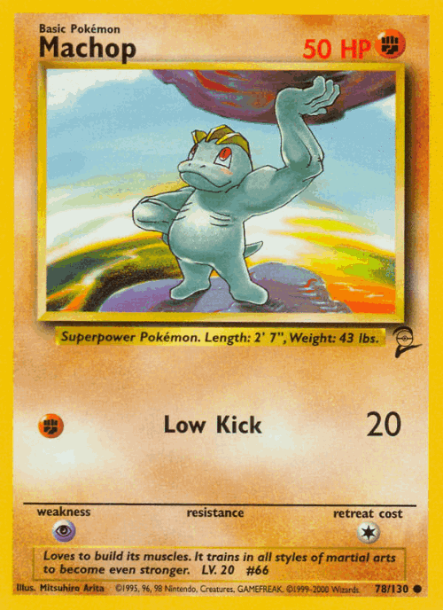 Machop 78, Base Set 2