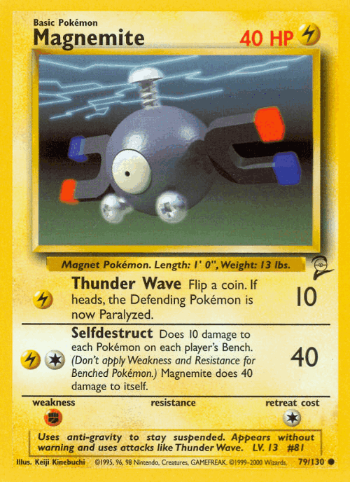Magnemite 79, Base Set 2
