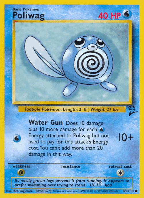 Poliwag 88, Base Set 2