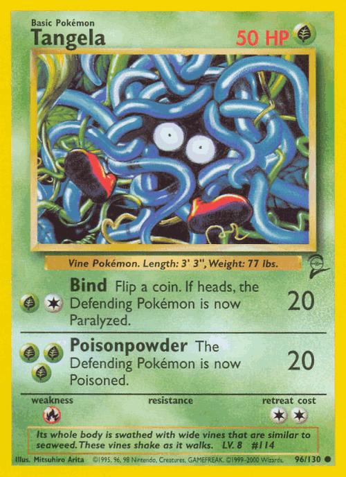 Tangela 96, Base Set 2