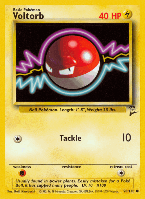 Voltorb 98, Base Set 2