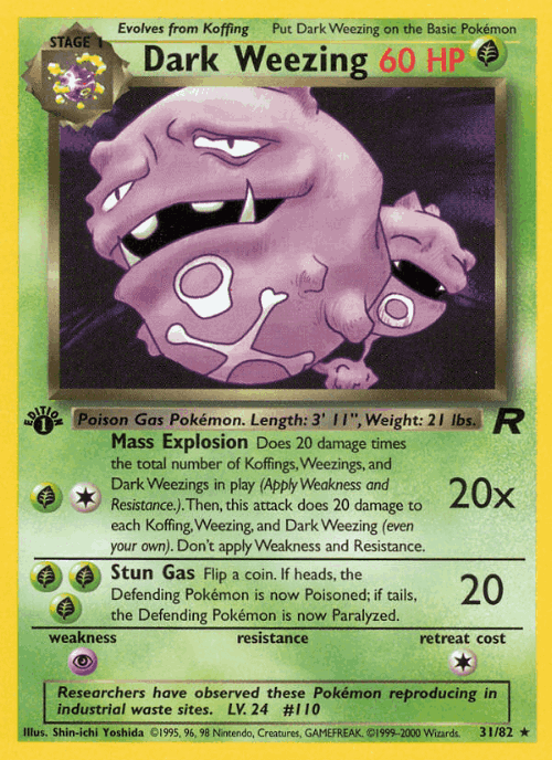 Dark Weezing 31, Team Rocket