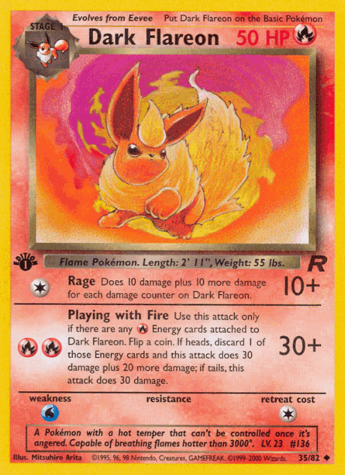 Dark Flareon 35, Team Rocket