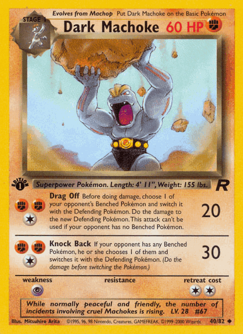 Dark Machoke 40, Team Rocket