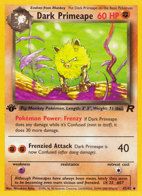 Dark Primeape 43, Team Rocket