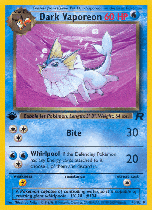 Dark Vaporeon 45, Team Rocket