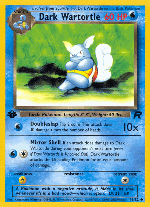Dark Wartortle 46, Team Rocket