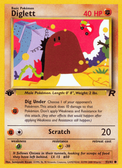 Diglett 52, Team Rocket