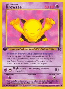 Drowzee 54, Team Rocket