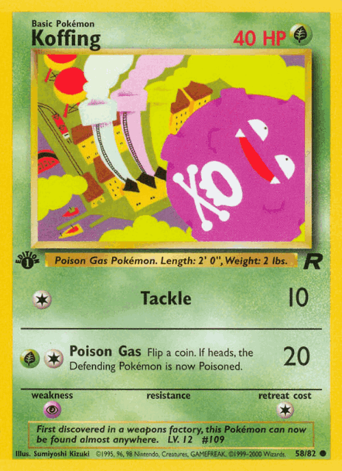 Koffing 58, Team Rocket