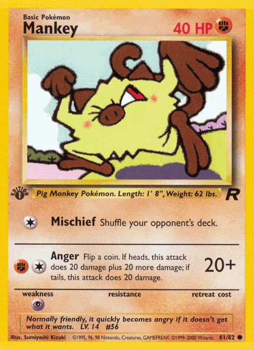 Mankey 61, Team Rocket