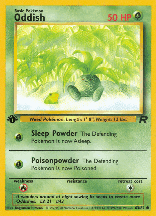 Oddish 63, Team Rocket