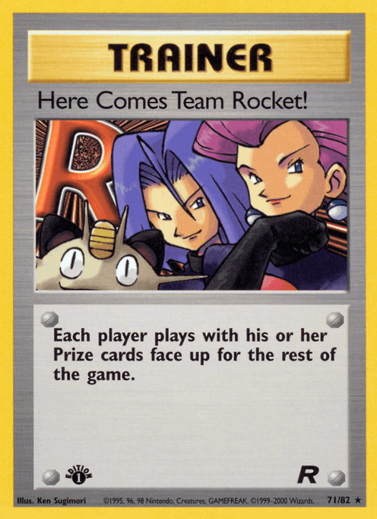 Here Comes Team Rocket! #71 from Team Rocket - Rare - Illustrated by Ken Sugimori