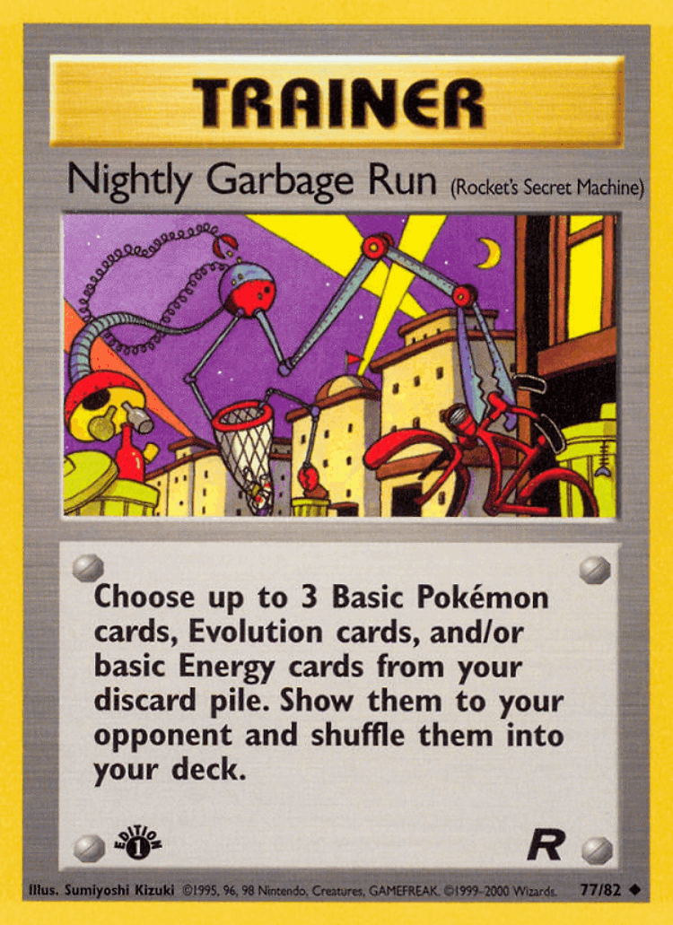 Nightly Garbage Run #77 from Team Rocket - Uncommon - Illustrated by Sumiyoshi Kizuki
