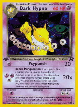 Dark Hypno Pokémon TCG card art