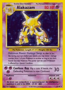 Alakazam Pokémon TCG card art