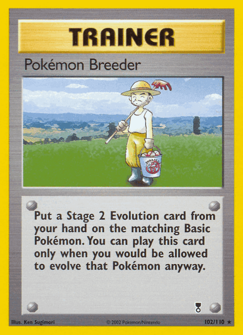 Pokémon Breeder Legendary Collection card