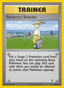 Pokémon Breeder 102, Legendary Collection