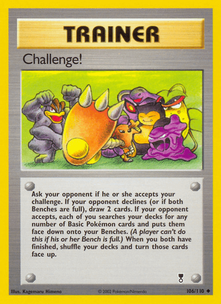 Challenge! #106 from Legendary Collection - Uncommon - Illustrated by Kagemaru Himeno