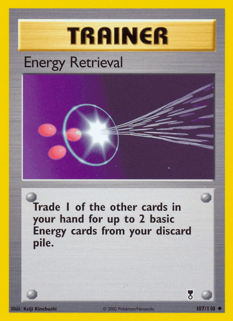 Energy Retrieval #107 from Legendary Collection - Uncommon - Illustrated by Keiji Kinebuchi