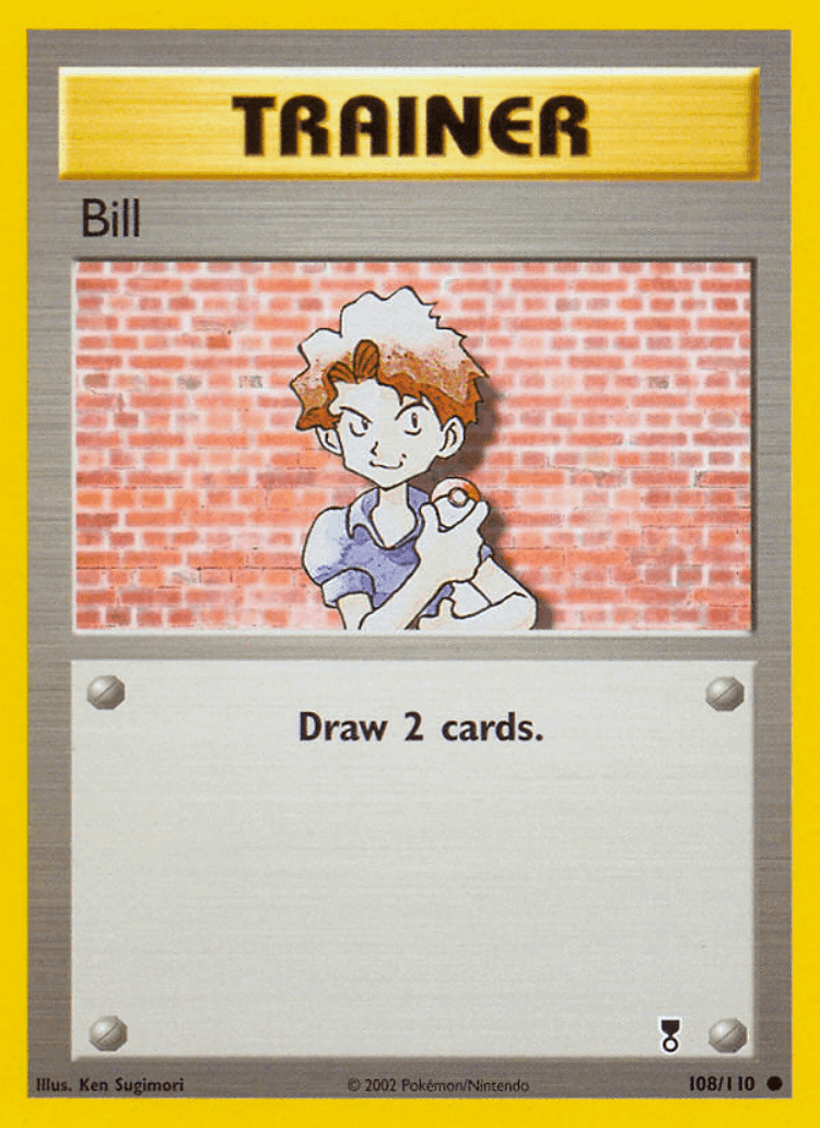 Bill #108 from Legendary Collection - Common - Illustrated by Ken Sugimori