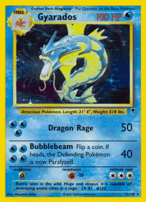Gyarados Legendary Collection card