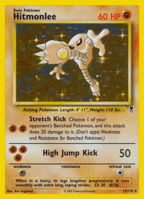 Hitmonlee Legendary Collection card