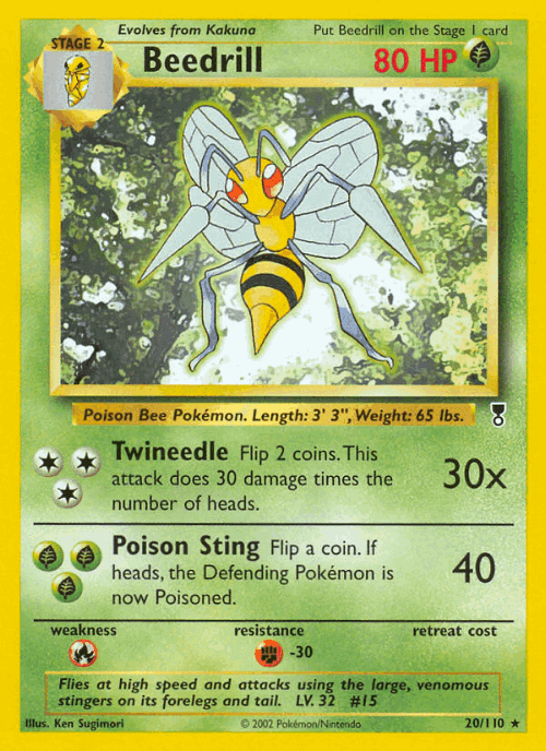 Beedrill Legendary Collection card