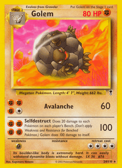 Golem Legendary Collection card
