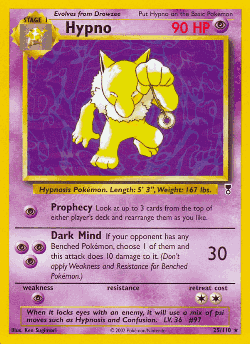 Hypno 25, Legendary Collection
