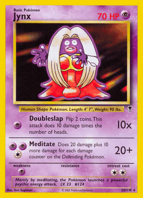 Jynx Legendary Collection card