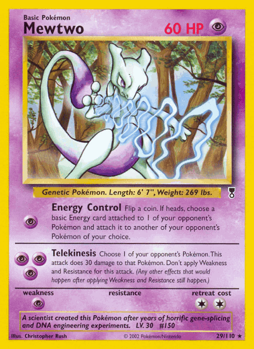 Mewtwo 29, Legendary Collection