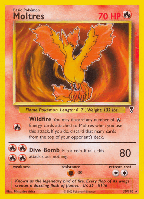 Moltres 30, Legendary Collection