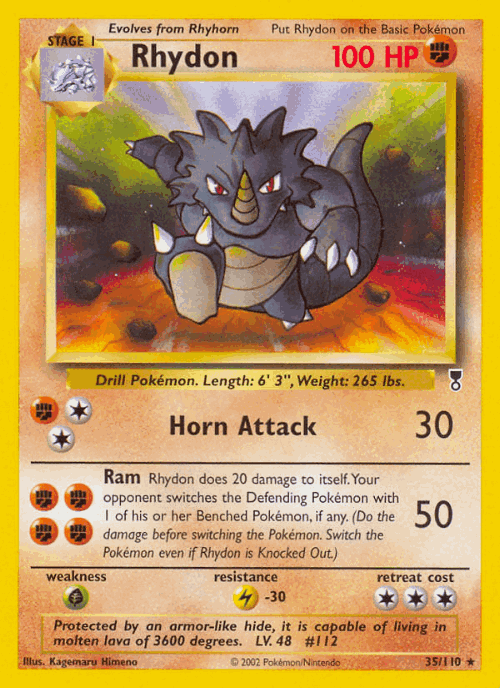 Rhydon 35, Legendary Collection