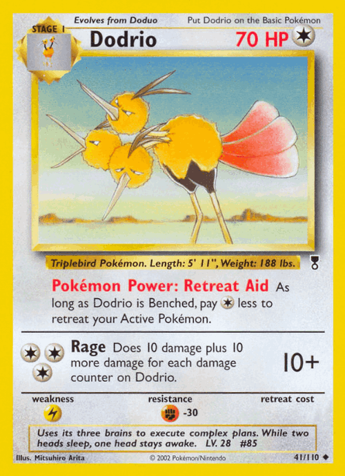 Dodrio 41, Legendary Collection